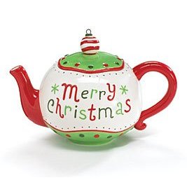 Merry Christmas Teapot